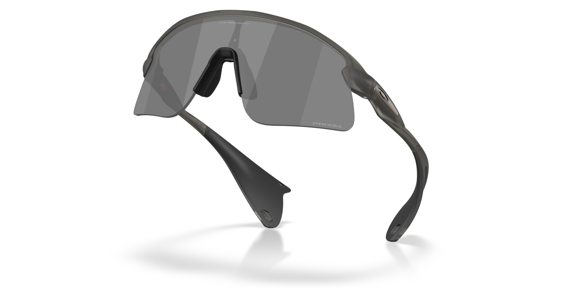 Oakley Stunt Devil S grey smoke sunglasses with Prizm Black shield lens