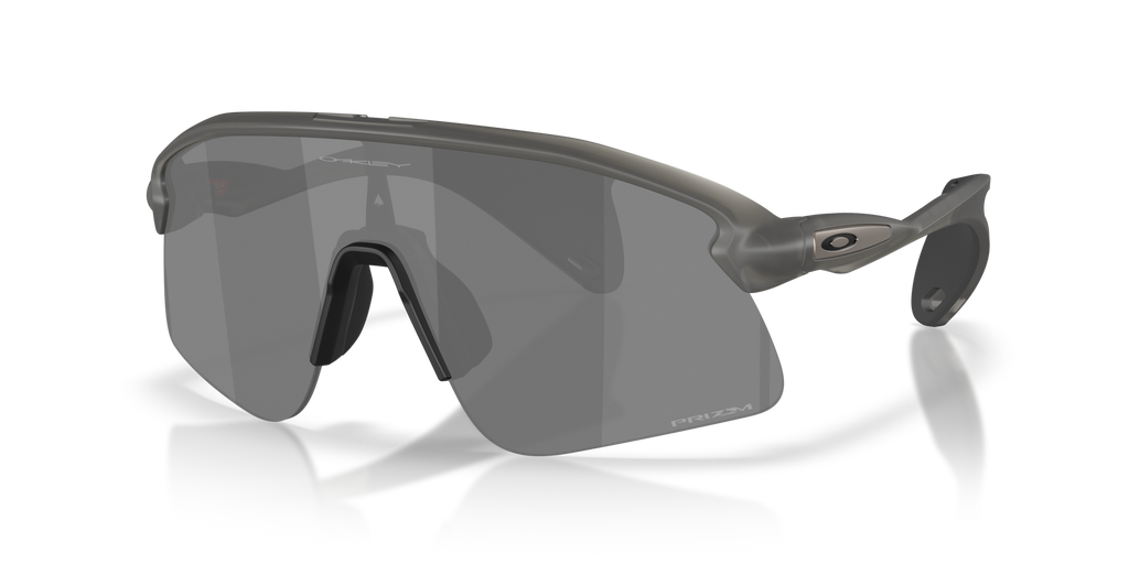 Oakley Stunt Devil S grey smoke sunglasses with Prizm Black shield lens