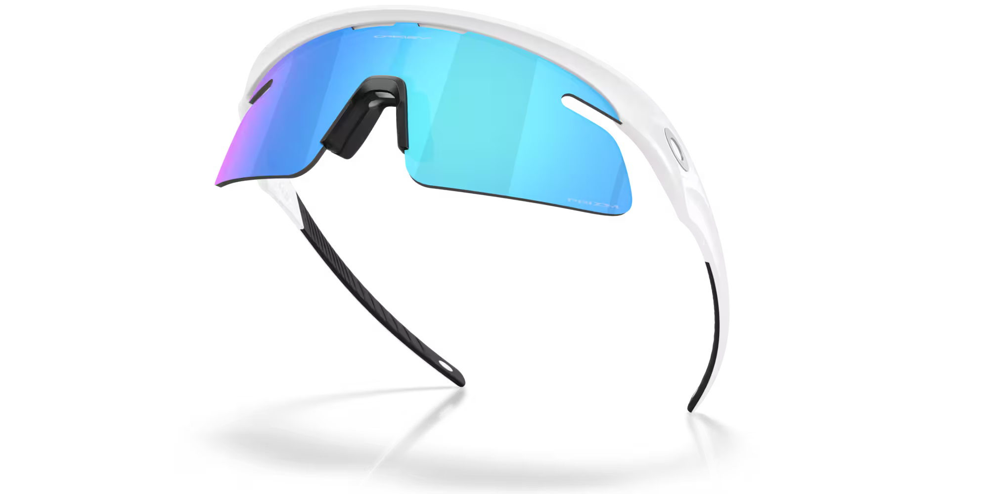 Oakley RSLV Lite Sunglasses – Prizm Sapphire Lens with Matte White Frame