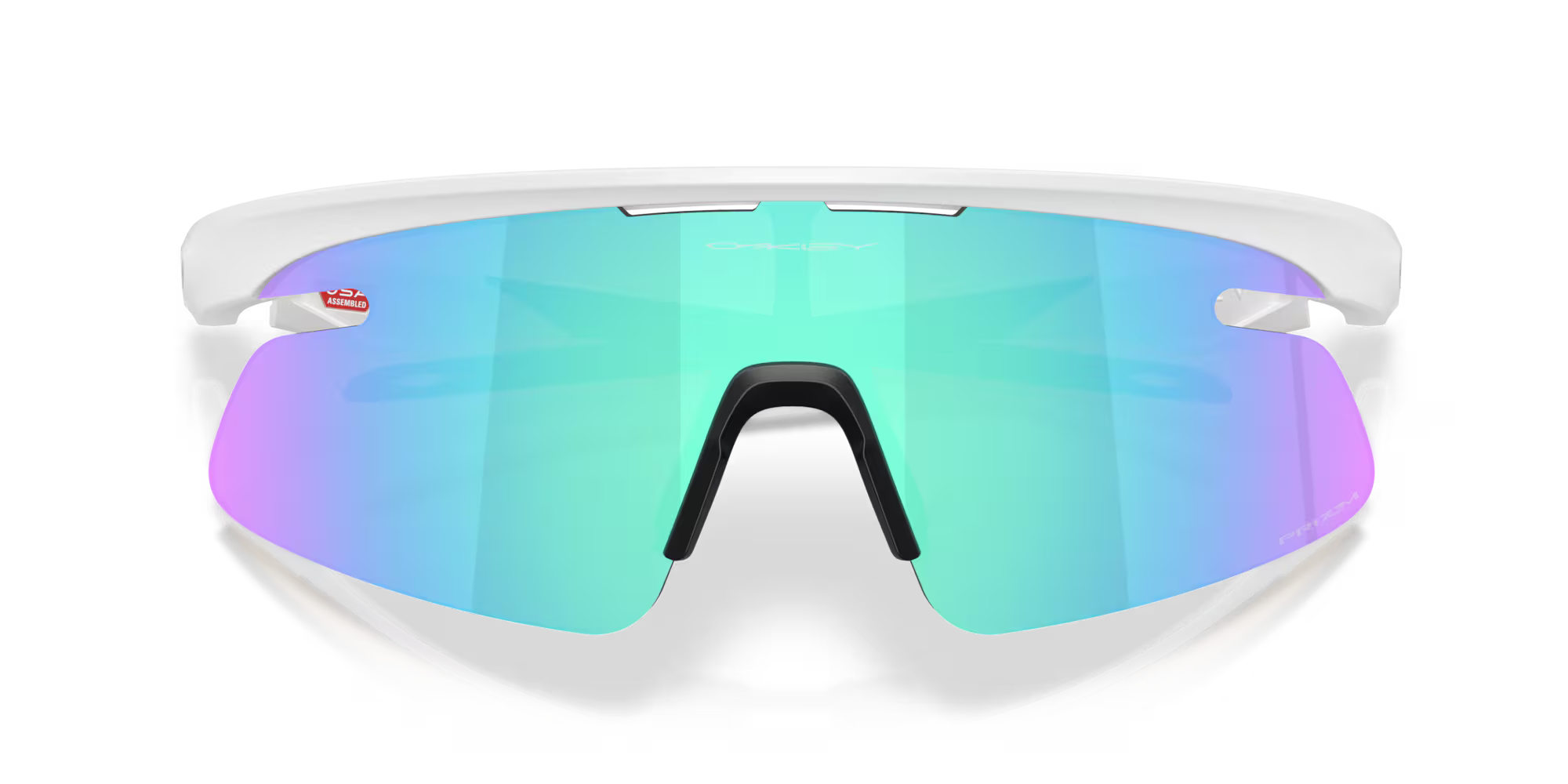 Oakley RSLV Lite Sunglasses – Prizm Sapphire Lens with Matte White Frame