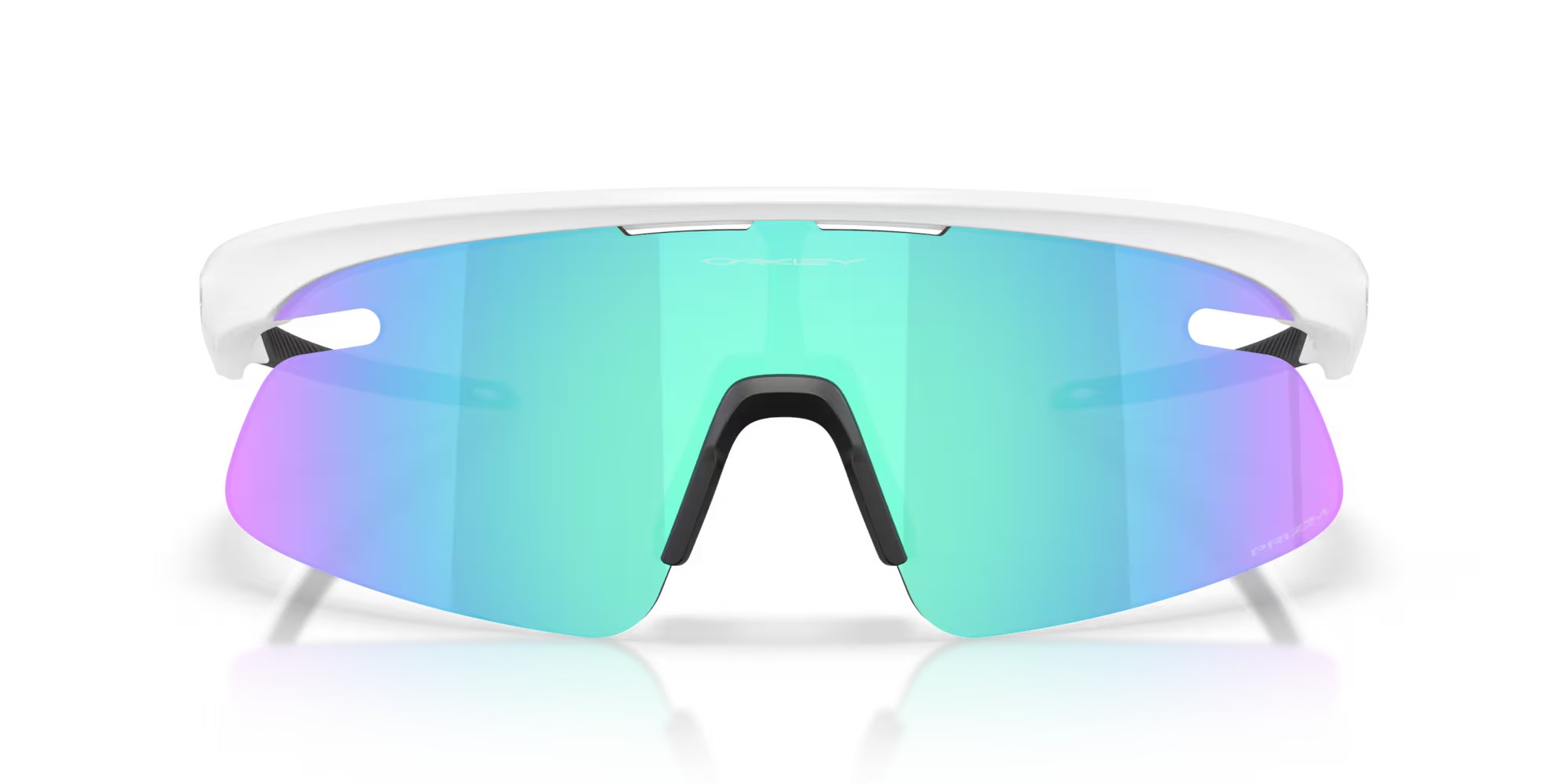 Oakley RSLV Lite Sunglasses – Prizm Sapphire Lens with Matte White Frame