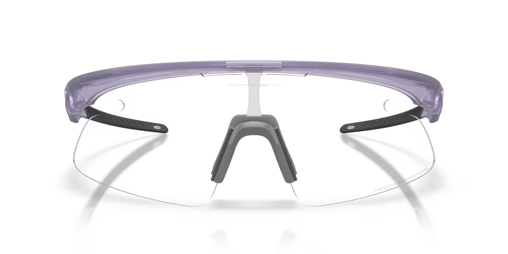 Oakley RSLV Lite Sunglasses – Clear to Black Iridium Photochromic Lens with Matte Transparent Lilac Frame