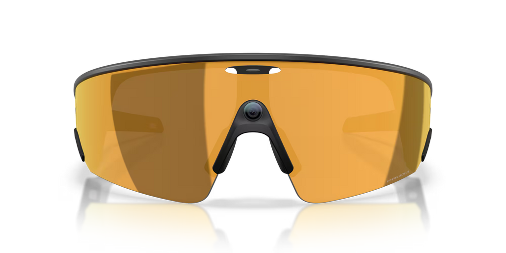 Oakley Meta Vanguard Smart Glasses – Prizm 24K Lenses with Black Frame