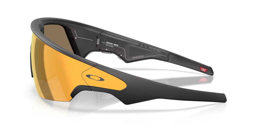 Oakley Meta Vanguard Smart Glasses – Prizm 24K Lenses with Black Frame