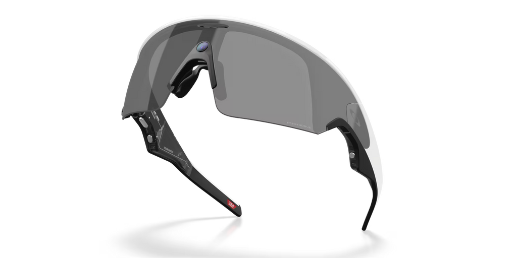 Oakley Meta Vanguard Smart Glasses – Prizm Black Lenses with White Frame