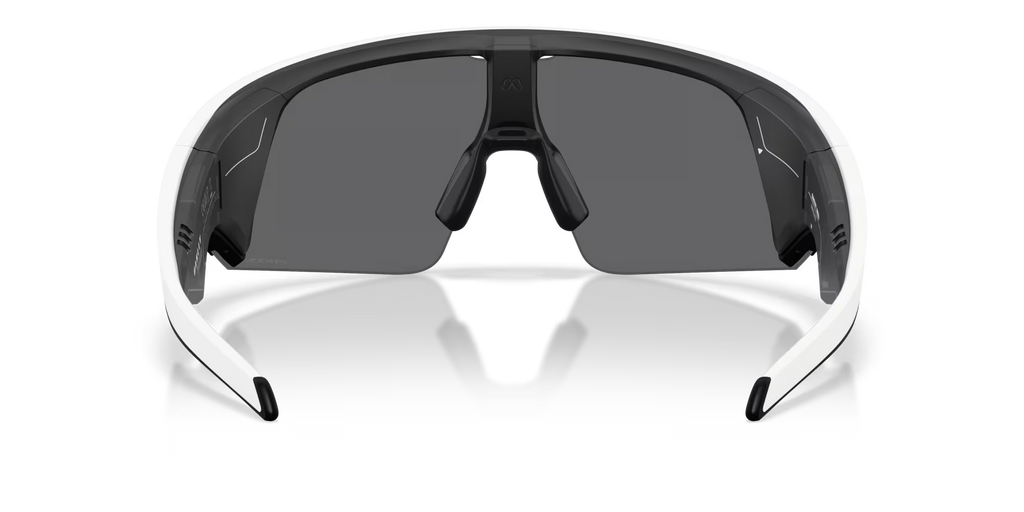 Oakley Meta Vanguard Smart Glasses – Prizm Black Lenses with White Frame