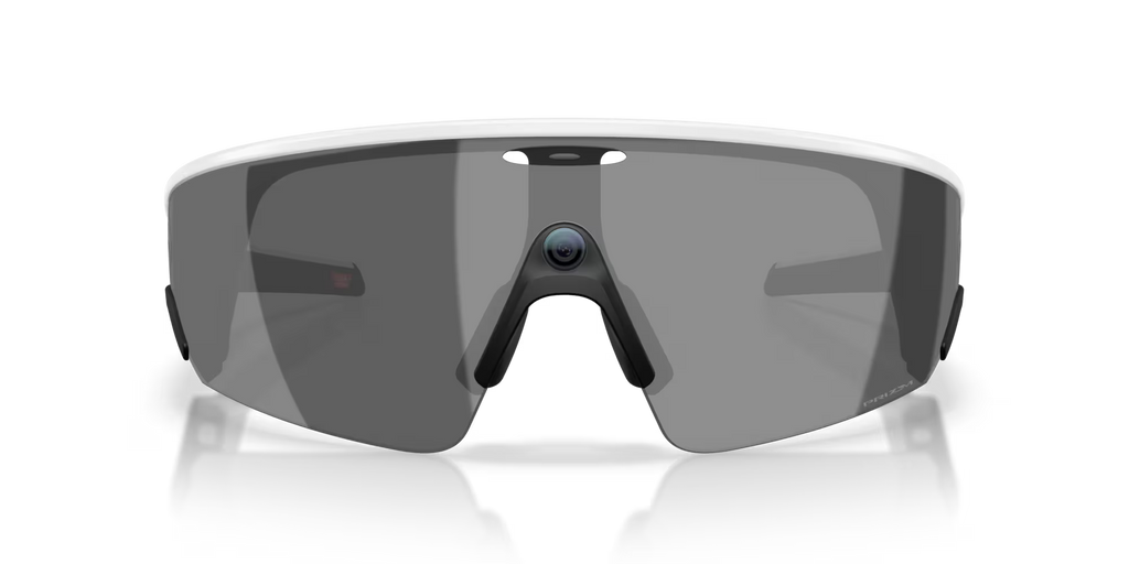 Oakley Meta Vanguard Smart Glasses – Prizm Black Lenses with White Frame
