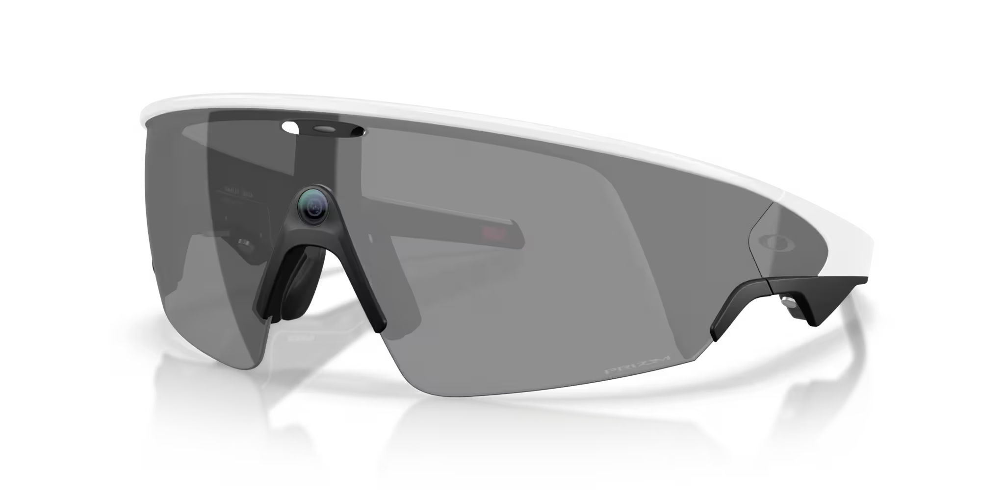 Oakley Meta Vanguard Smart Glasses – Prizm Black Lenses with White Frame