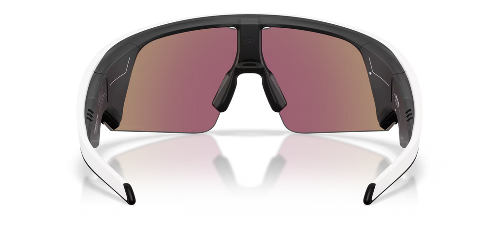 Oakley Meta Vanguard Smart Glasses – Prizm Sapphire Lenses with White Frame (AI Performance Series)