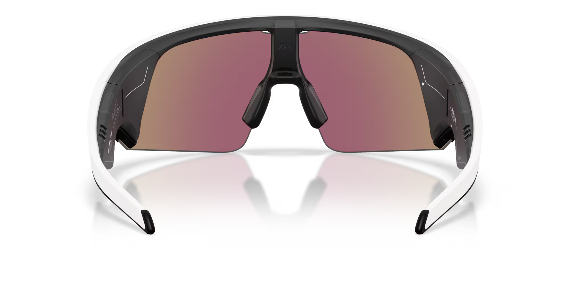 Oakley Meta Vanguard Smart Glasses – Prizm Sapphire Lenses with White Frame (AI Performance Series)