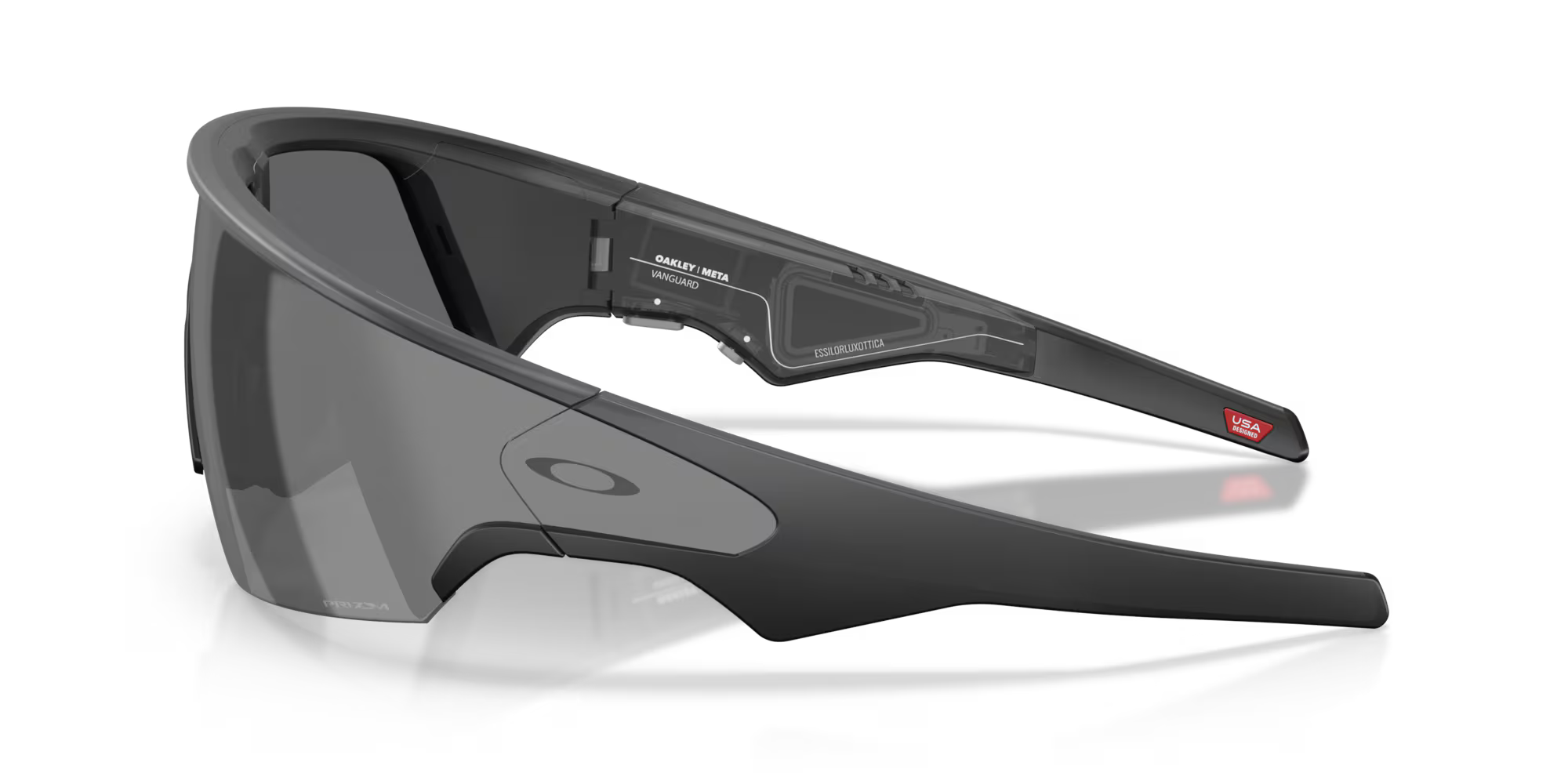 Oakley Meta Vanguard Smart Glasses – Prizm Black Lenses with White Frame (AI Performance Series)