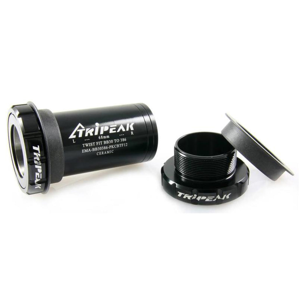 Tripeak Shimano BB30/BB30A/PF30/PF30A 4 in 1 Pressfit Bottom Bracket (Black) | Cycling Gears Hub