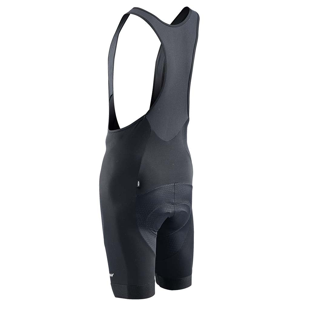 Northwave | Active Bibshorts Gel Color-Black | Performance Cycling Bib Shorts (Size XL)