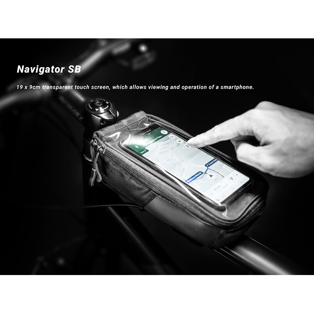 Birzman Navigator SB Top Tube Bag – Compact Bike Frame Storage |Weather-Resistant & Secure Fit