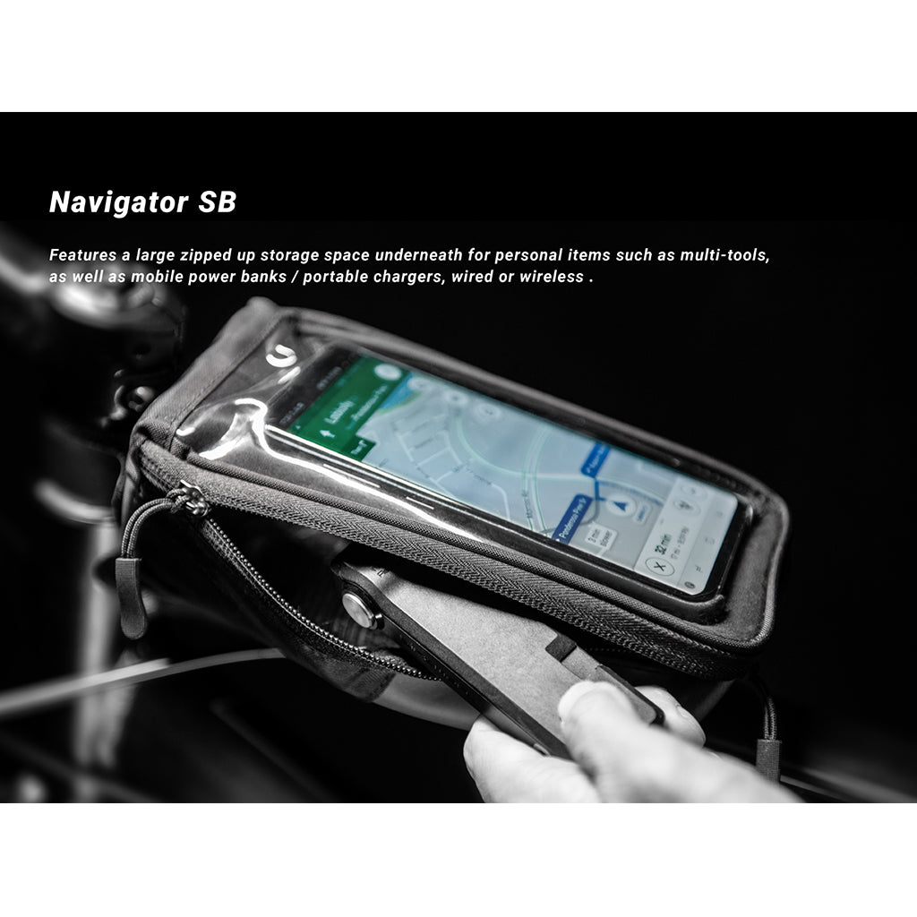 Birzman Navigator SB Top Tube Bag – Compact Bike Frame Storage |Weather-Resistant & Secure Fit