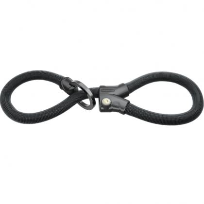 ABUS Infinity Loop 1806/110 Bicycle Chain Lock – Black | Double Loop Adjustable Security Lock