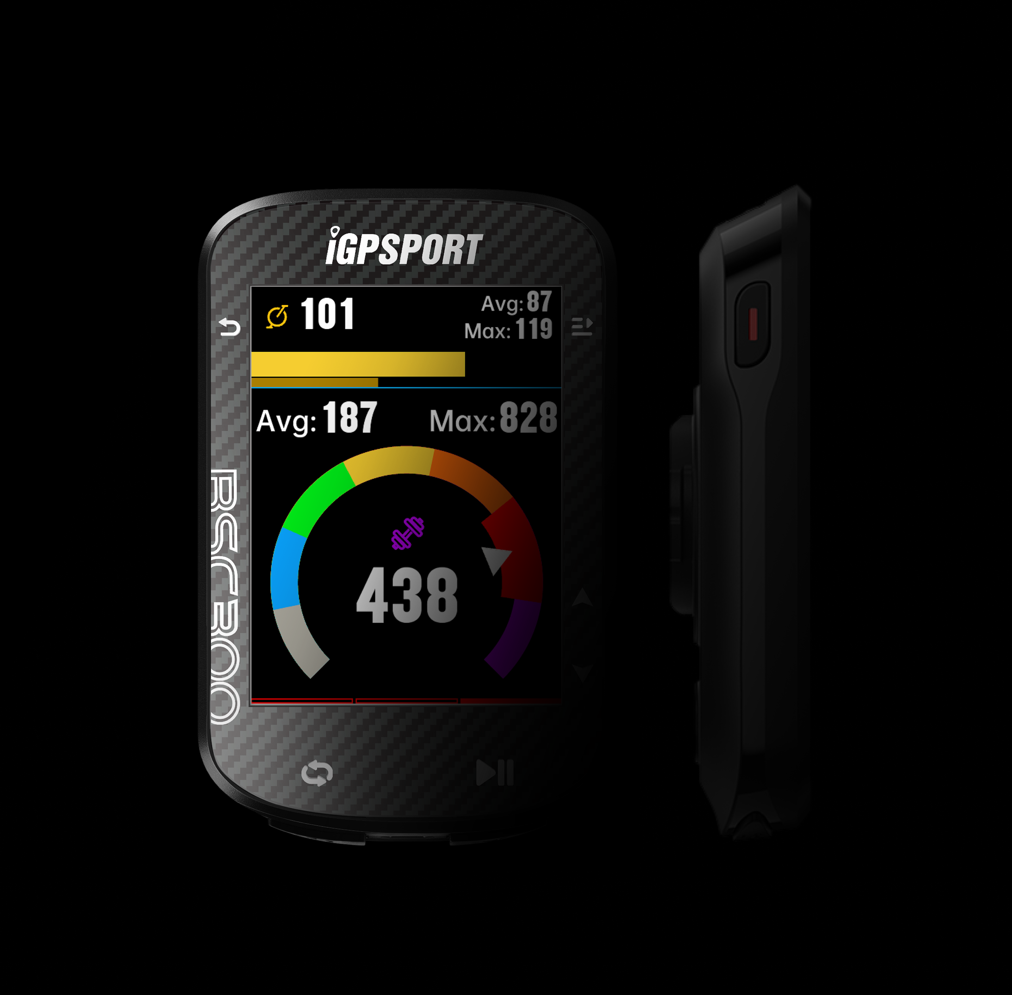iGPSport BSC300 Cyclocomputer (Black) | Cycling Gears Hub