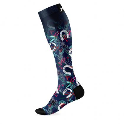 SOX Horseshoe Knee High Socks – Classic Knee-Length Crew | Breathable Comfort & Stylish Design