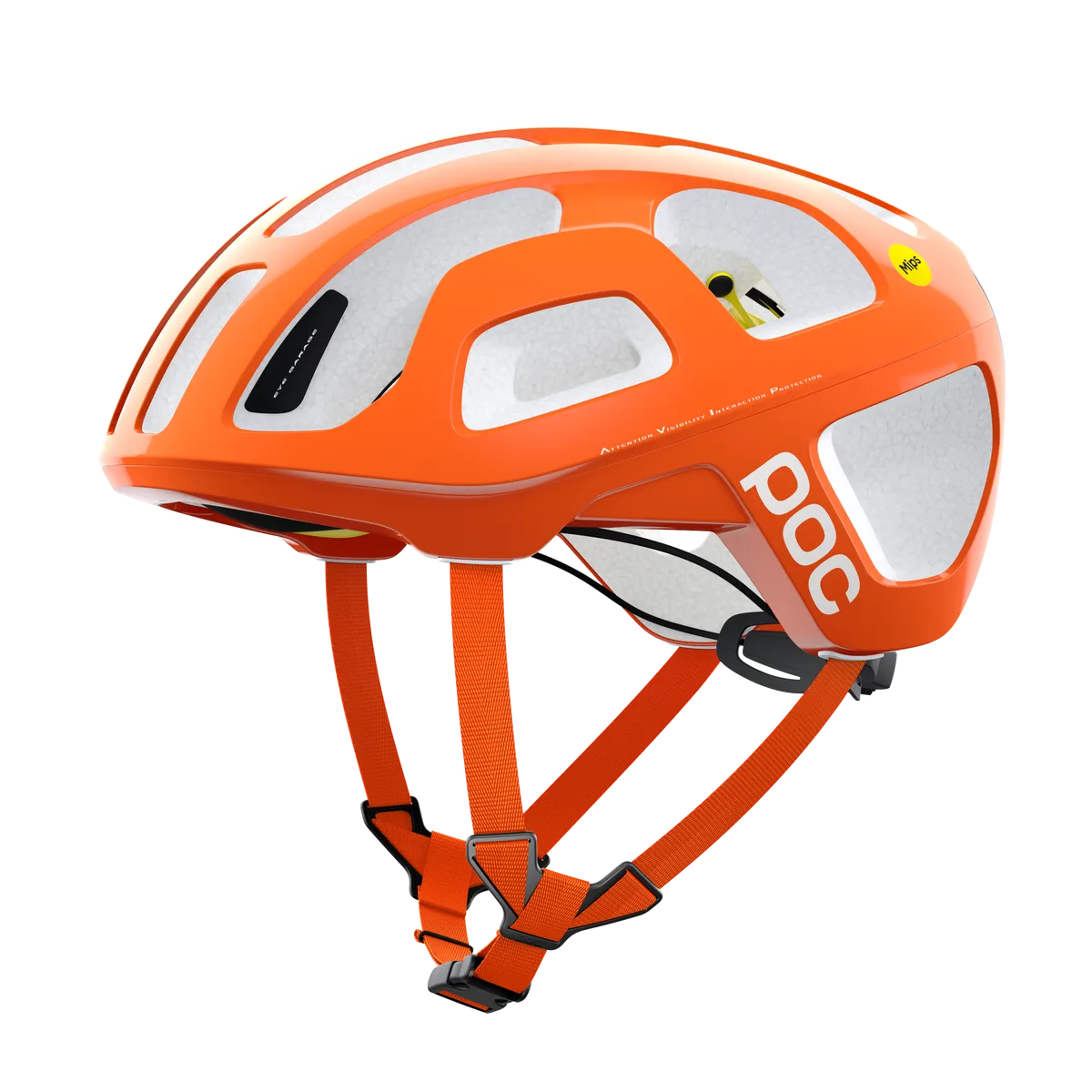 POC Octal MIPS Road Cycling Helmet (Fluorescent Orange) | Cycling Gears Hub
