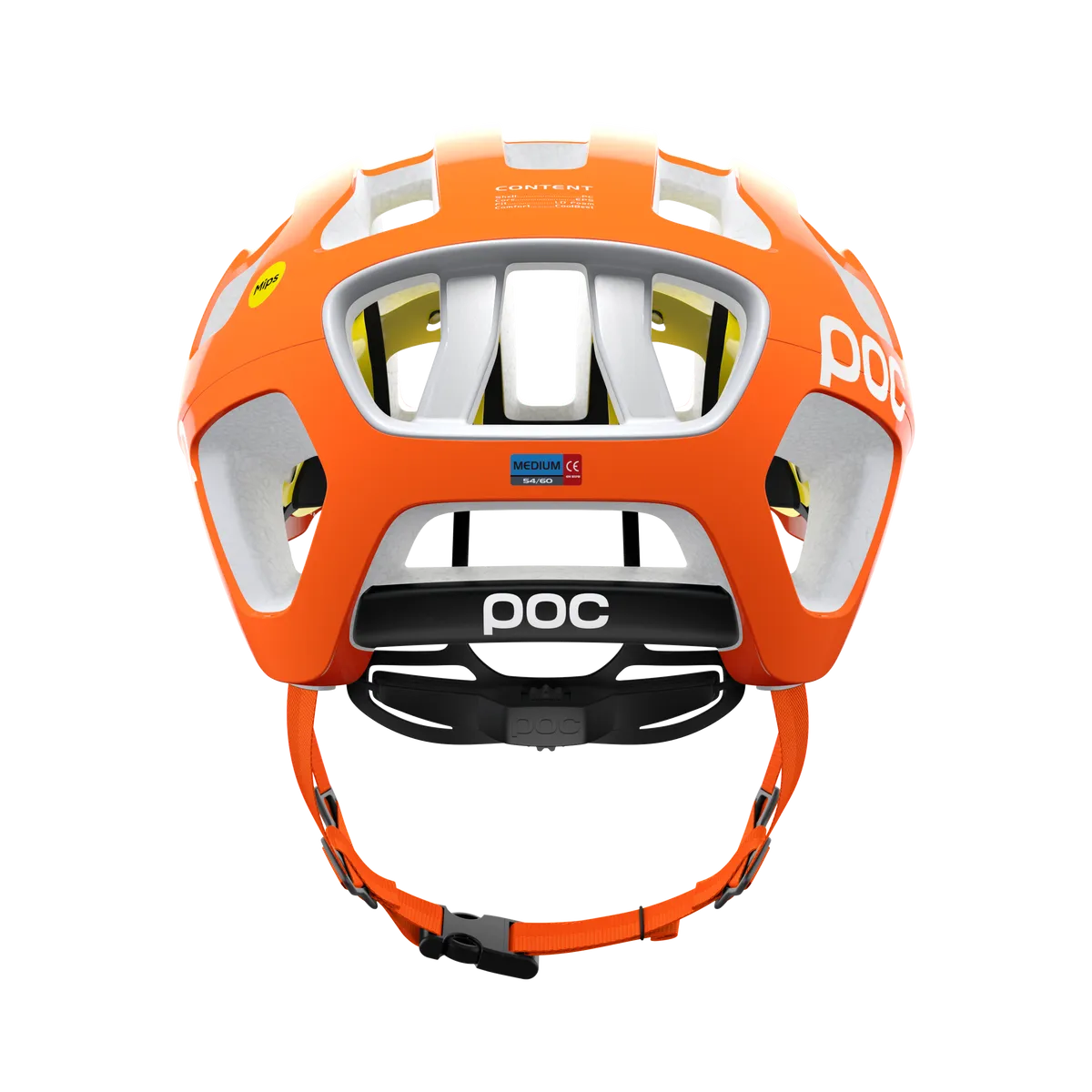 POC Octal MIPS Road Cycling Helmet (Fluorescent Orange) | Cycling Gears Hub