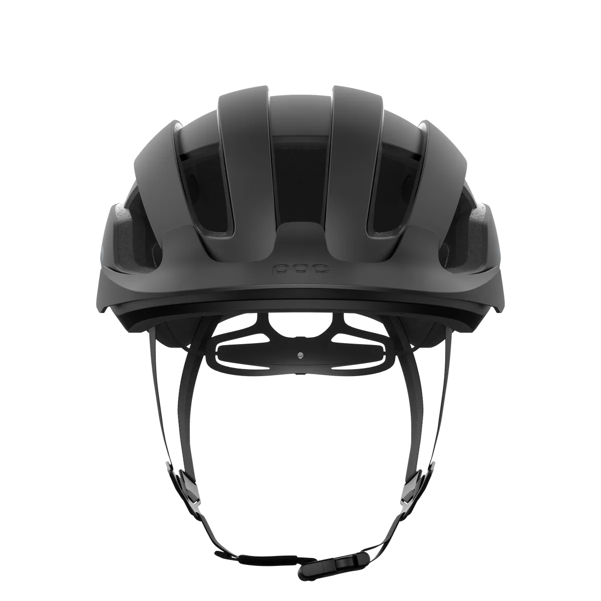 POC Omne Air Resistance Road Cycling Helmet (Uranium Black/Opal Blue) | Cycling Gears Hub