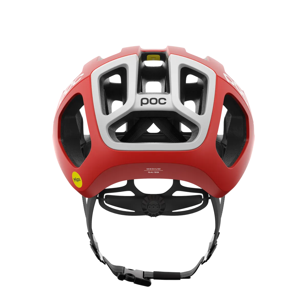 POC Ventral Air Road Cycling Helmet (Prismane Red Matt) | Cycling Gears Hub