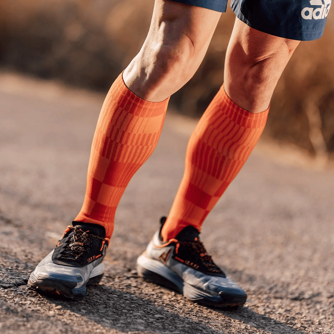 SOX Slight Orange Knee High Socks – Extended Coverage Fit | Breathable Everyday Comfort