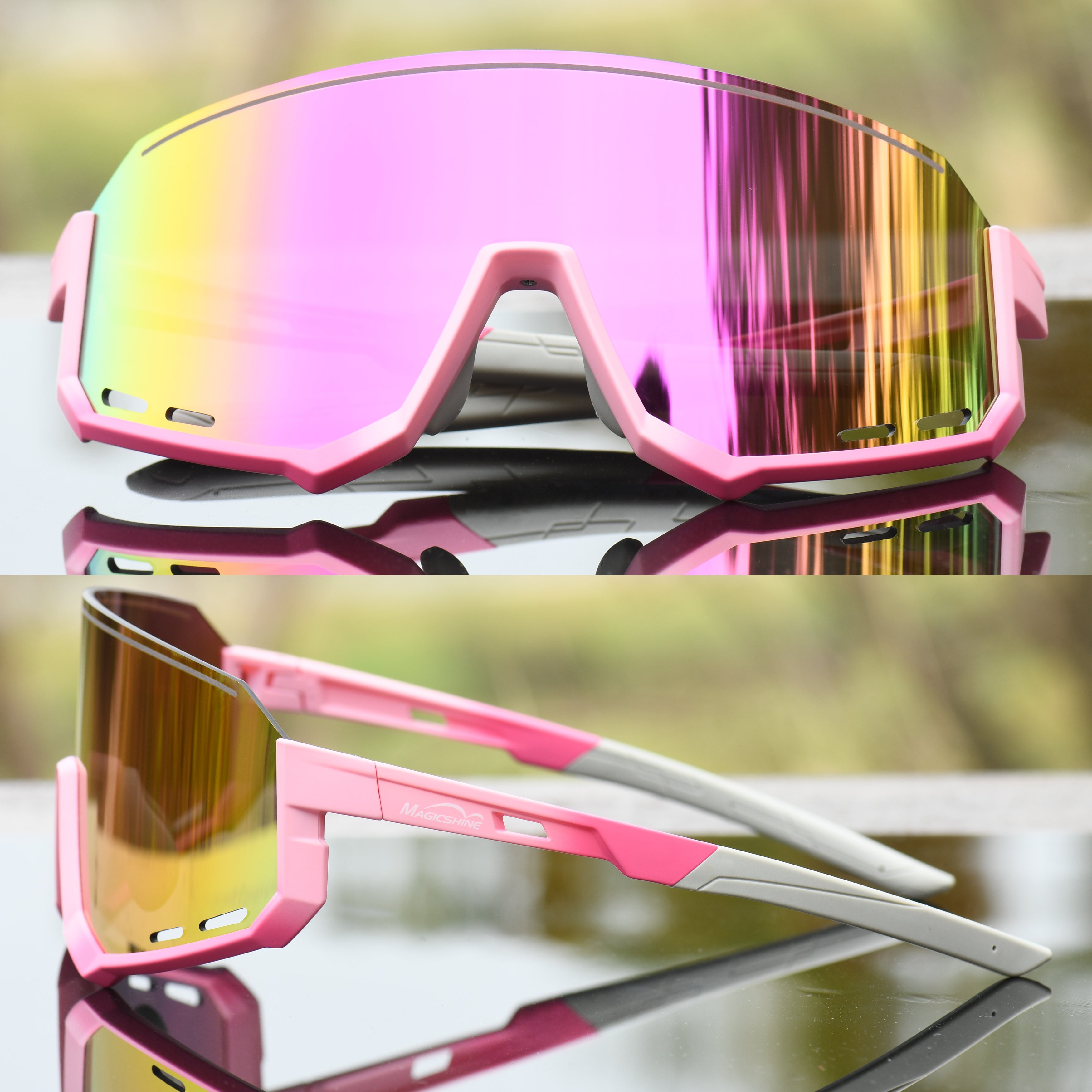 Magicshine Sprinter Classic Sport Sunglasses Pink Color