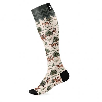SOX Country Rider Knee High Socks – Classic Knee-Length Crew | Breathable Comfort & Timeless Style