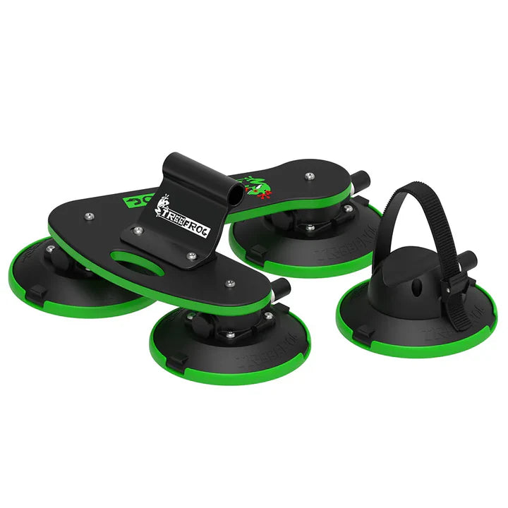 TREEFROG Pro1 Plus Bike Rack (Universal Mount) –Single Bike Roof Carrier with Secure Suction Mount System