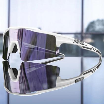 KAPVOE X75 Half Frame Sunglasses Color Purple/White