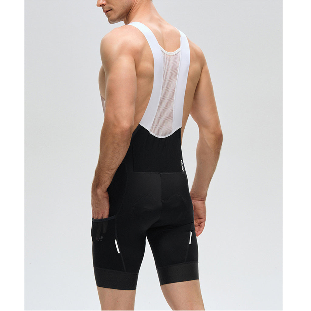 Monton Chase Summer Bibshorts – Black | Lightweight Performance Cycling Bib Shorts