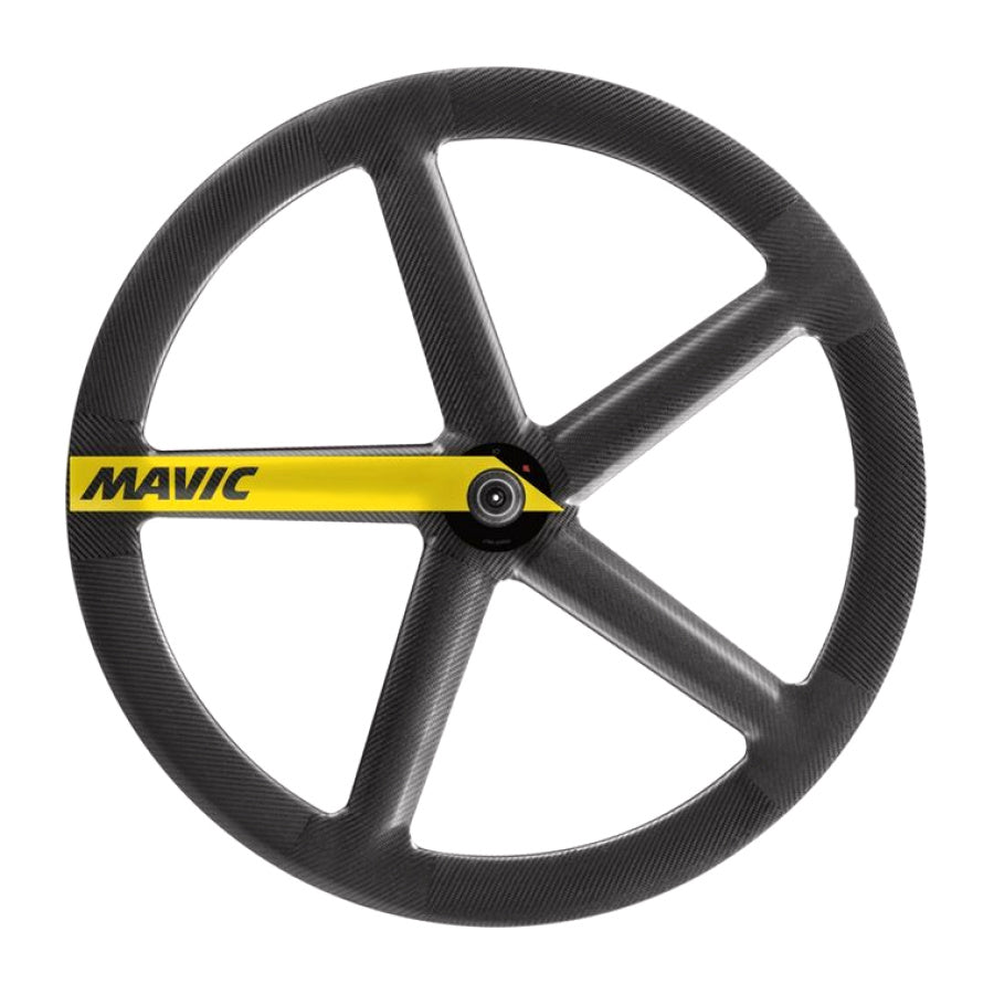 Mavic iO Carbon Track Front Wheel – 5-Spoke | Aero Track Racing Wheel | Cycling Gears Hub