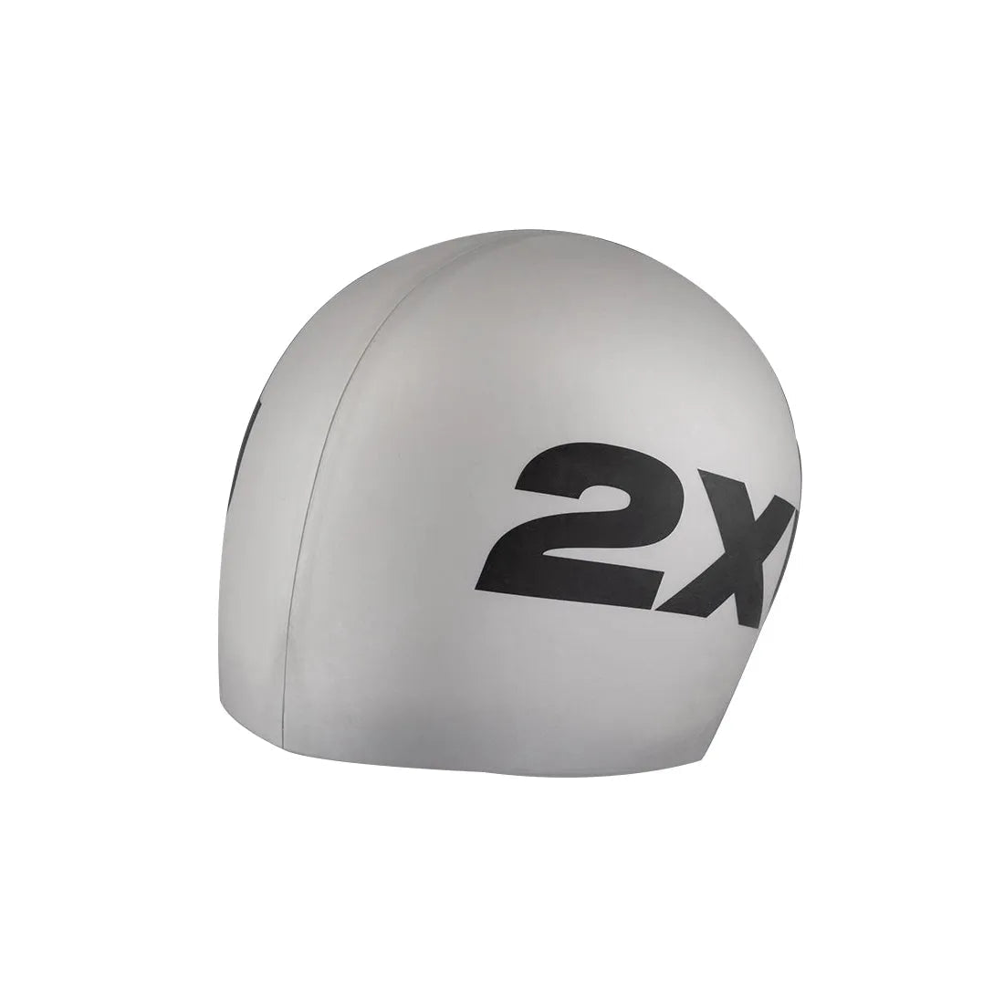 2XU Us1355F Silicone Swim Cap (Silver) | Cycling Gears Hub