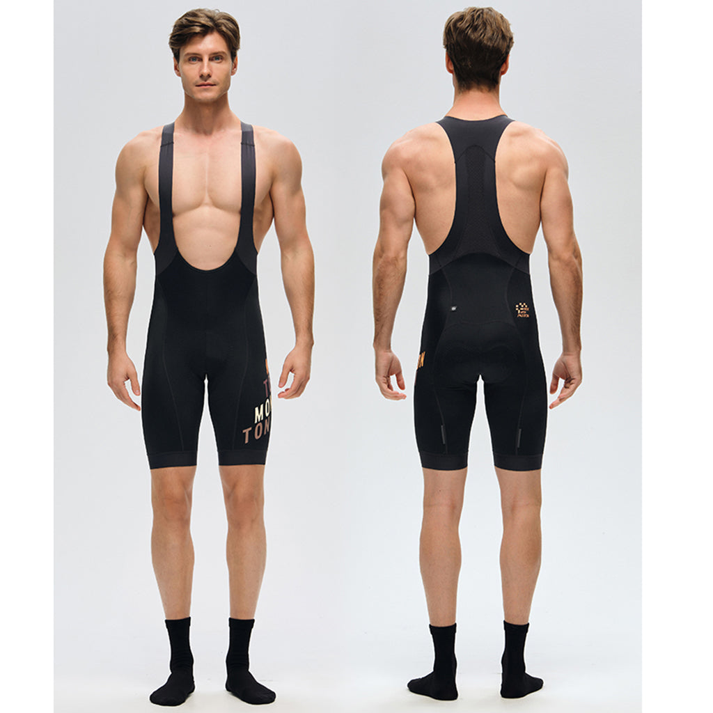 Monton Days 2.0 Bibshorts – Black | Performance Cycling Bib Shorts (EU-S)