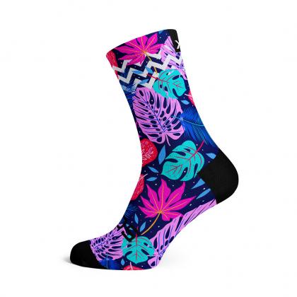 SOX Tropical Nights Casual Crew Socks – Lightweight Breathable Everyday Crew
