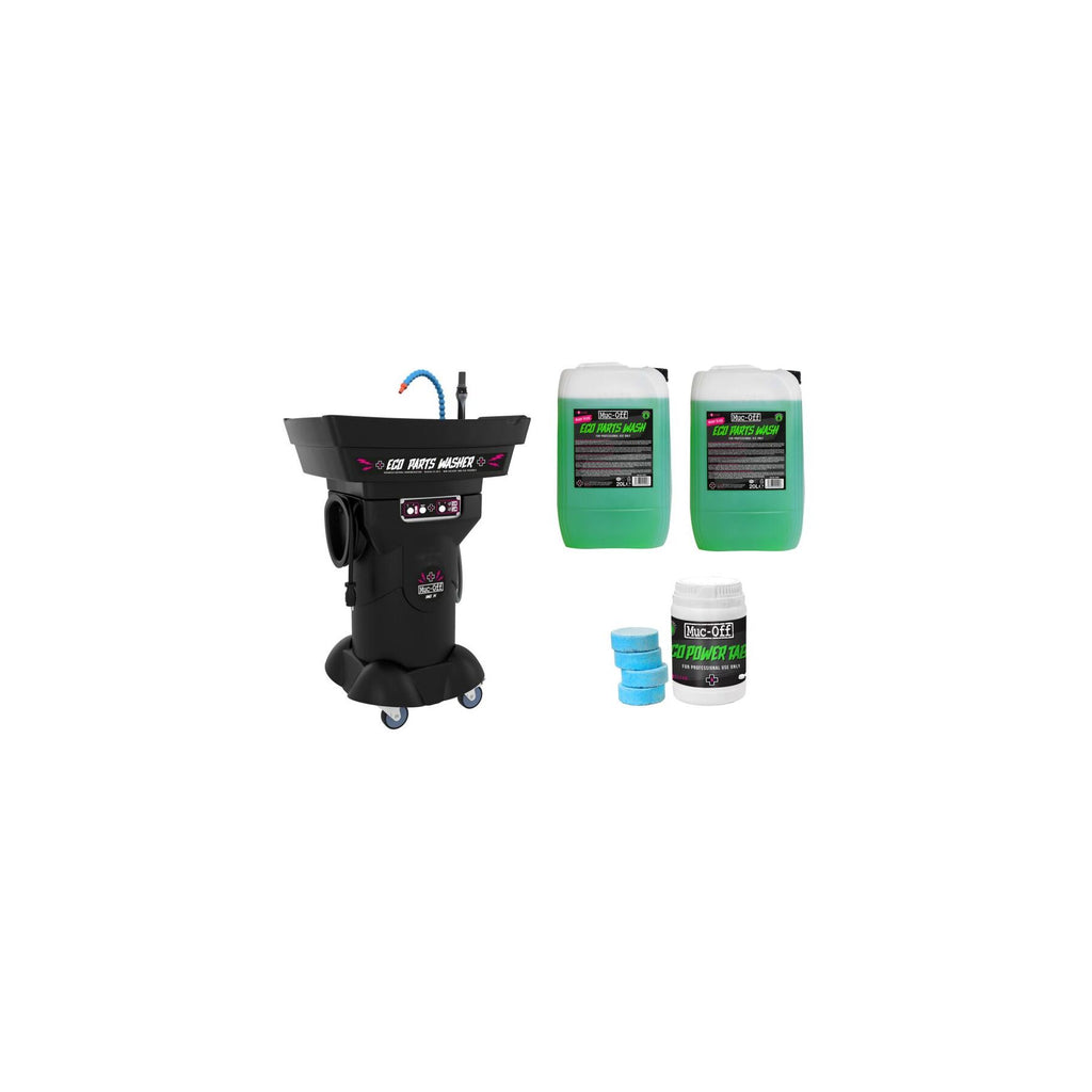 Muc-Off 40L Eco Parts Washer Bundle | Professional Bioremediation Parts Cleaning System for Bicycle & Motorcycle Workshops
