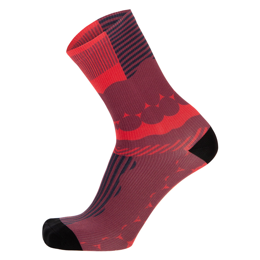 SANTINI OPTIC SOCKS-RED SIZE-XL-XXL