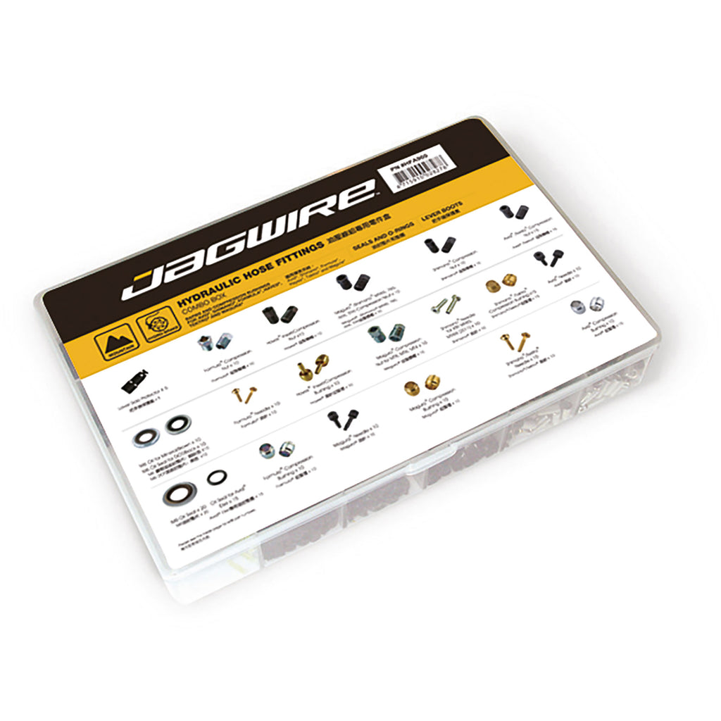 JAGWIRE SMALL PARTS - HYDRAULIC HOSE FITTING COMBO BOX-KIT