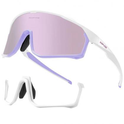 KAPVOE X93 IC Frame Sunglasses Color Purple/White