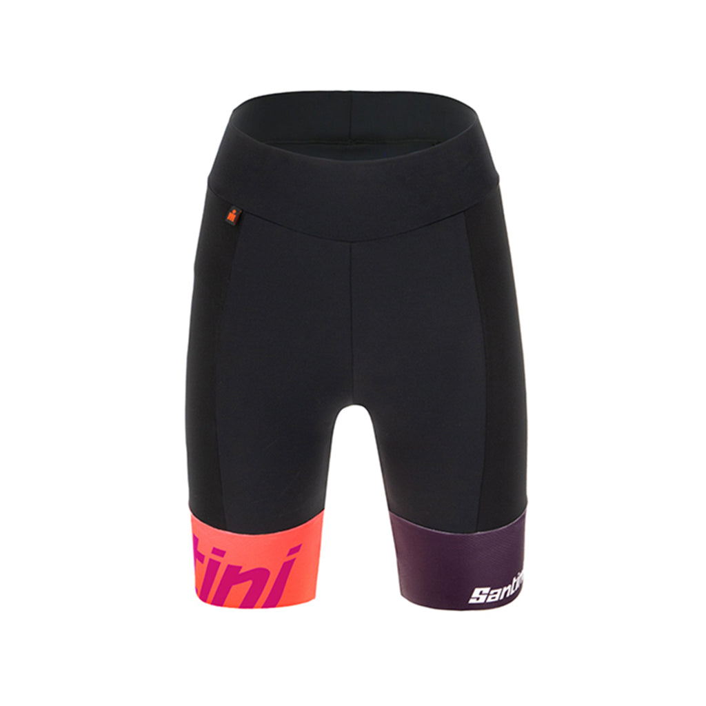 SANTINI WMN CUPIO IM TRI SHORTS-BLACK SZ-XL