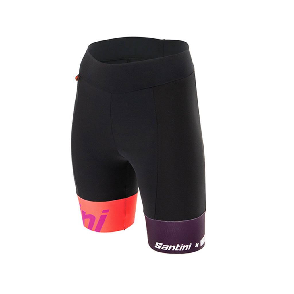 SANTINI WMN CUPIO IM TRI SHORTS-BLACK SZ-XL