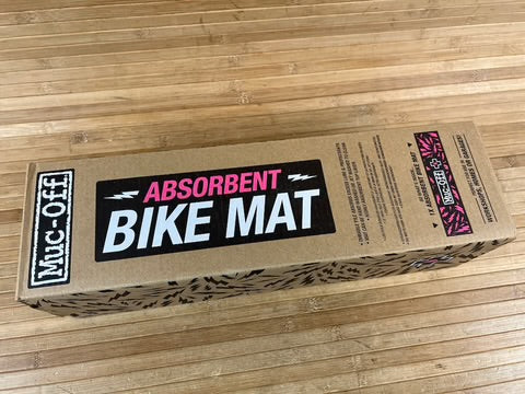 Muc-Off Absorbent Bike Mat 200x40cm | Non-Slip Bicycle Workshop Mat