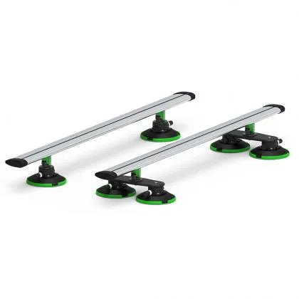 TREEFROG Roof Rack Crossbars – Silver |Universal Car Top Luggage Carrier Bars