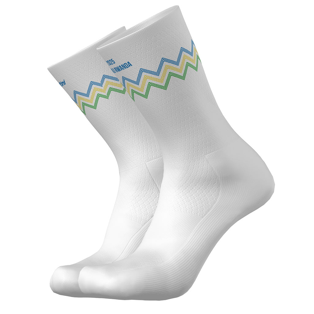 SANTINI UCI ROAD WC KIGALI SOCKS-PRN