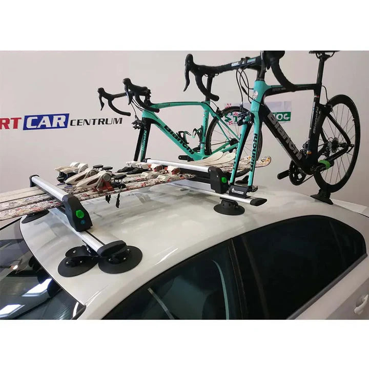 TREEFROG Roof Rack Crossbars – Silver |Universal Car Top Luggage Carrier Bars
