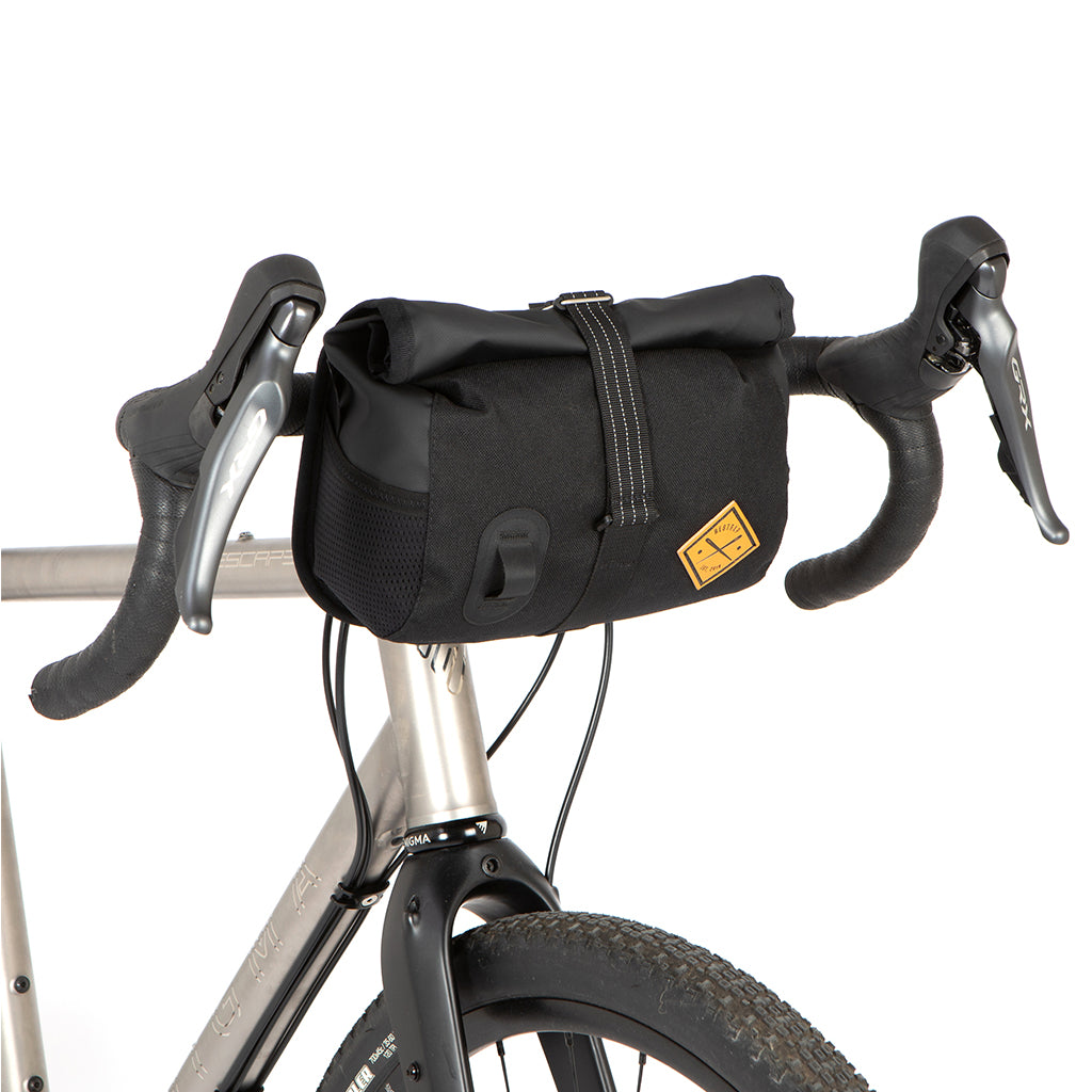 RESTRAP ROLLTOP CANISTER BAG-BLACK
