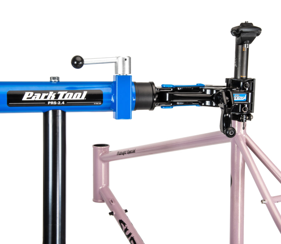 Park Tool PRS-2.4-2 Professional Double Arm Repair Stand - Micro-Adjust Clamp Bike Stand