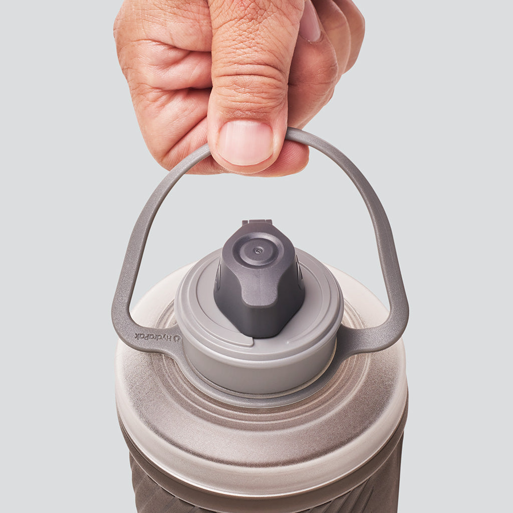 Hydrapak Flux Flexible Bottle (Mammoth Grey) | Cycling Gears Hub