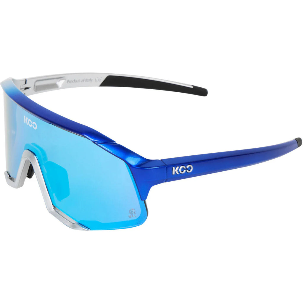 Kask Brand KOO Demos Sunglasses Regular | Red Bull BORA Blue/Silver Turquoise Mirror | Zeiss Lens | Cycling Gears Hub